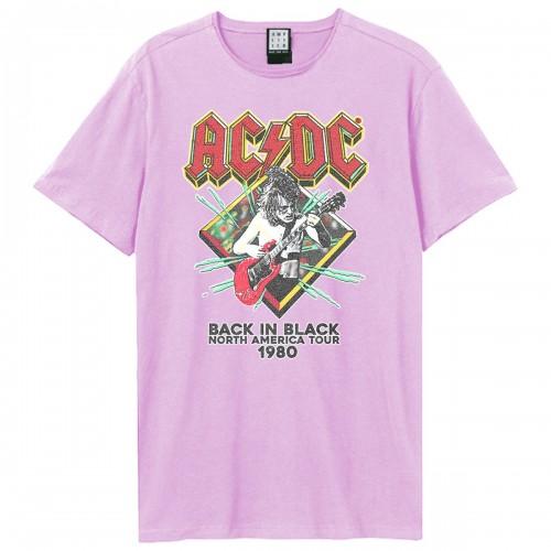 Amplified Unisex Adult North America Tour 80 AC/DC Vintage T-Shirt