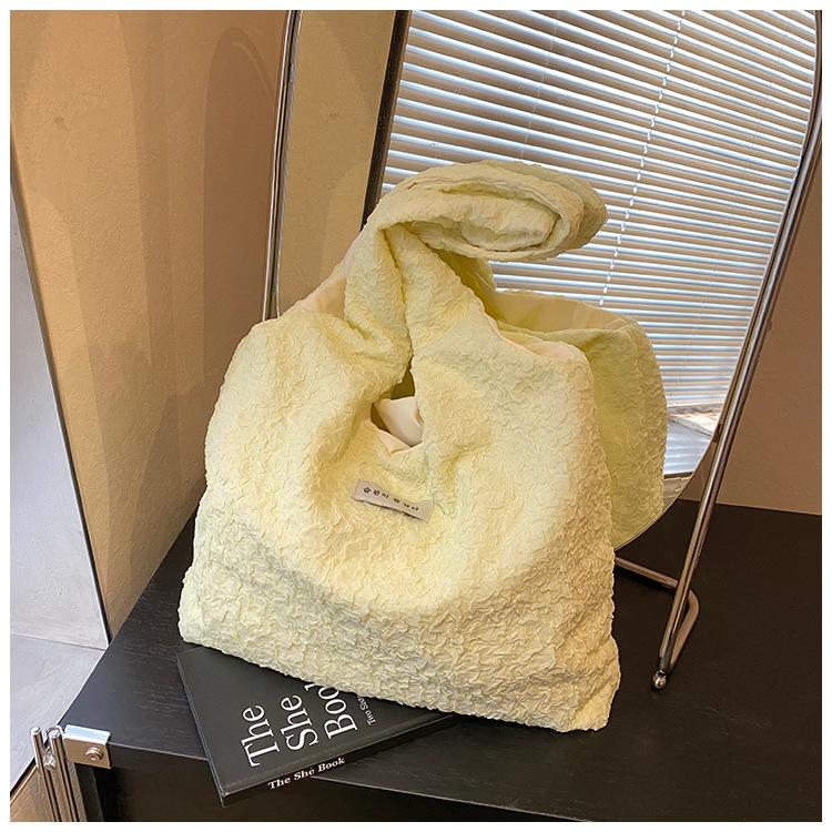 Large Capacity Bag Commuter Women's Messenger Bag New Cloth Bag Shoulder Leisure Student Tote Bag