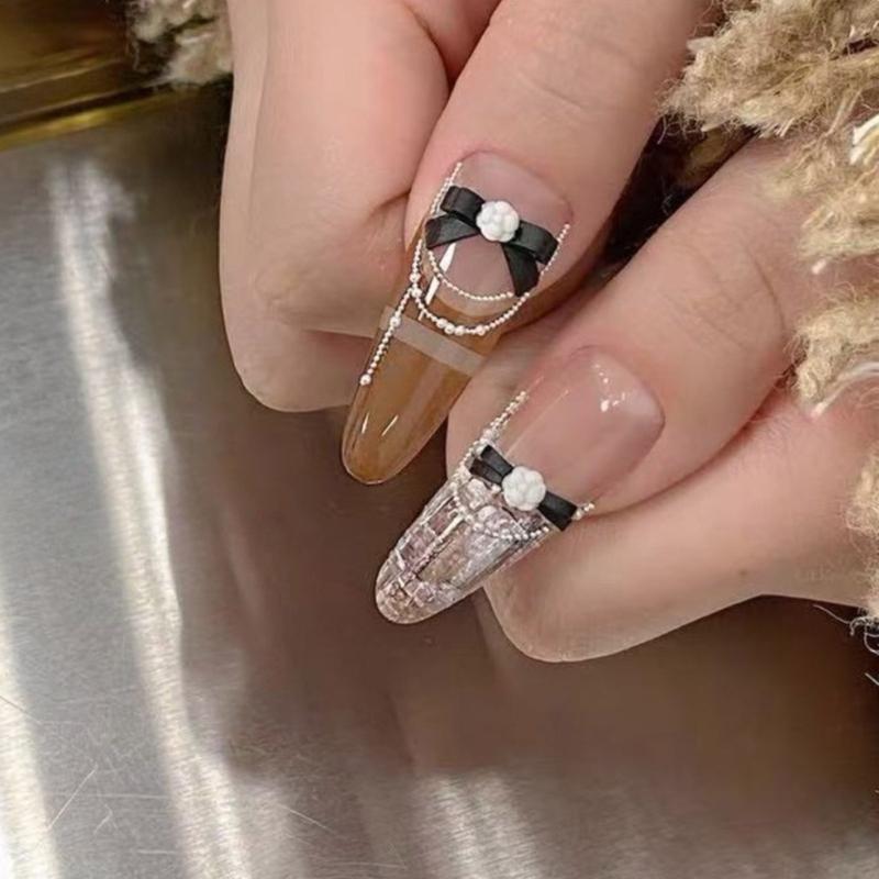 3D Bowknot Flower Silicone Nail Art Mold For DIY Crafts Manicure Jewelry Accessories Design Nail Charm Mold