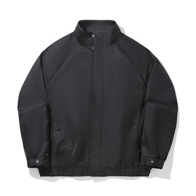 Li Ning Kung Fu Series Stand Collar Zipper Loose Solid Color Comfortable Versatile Jacket Men Jacket AFDVC45-2