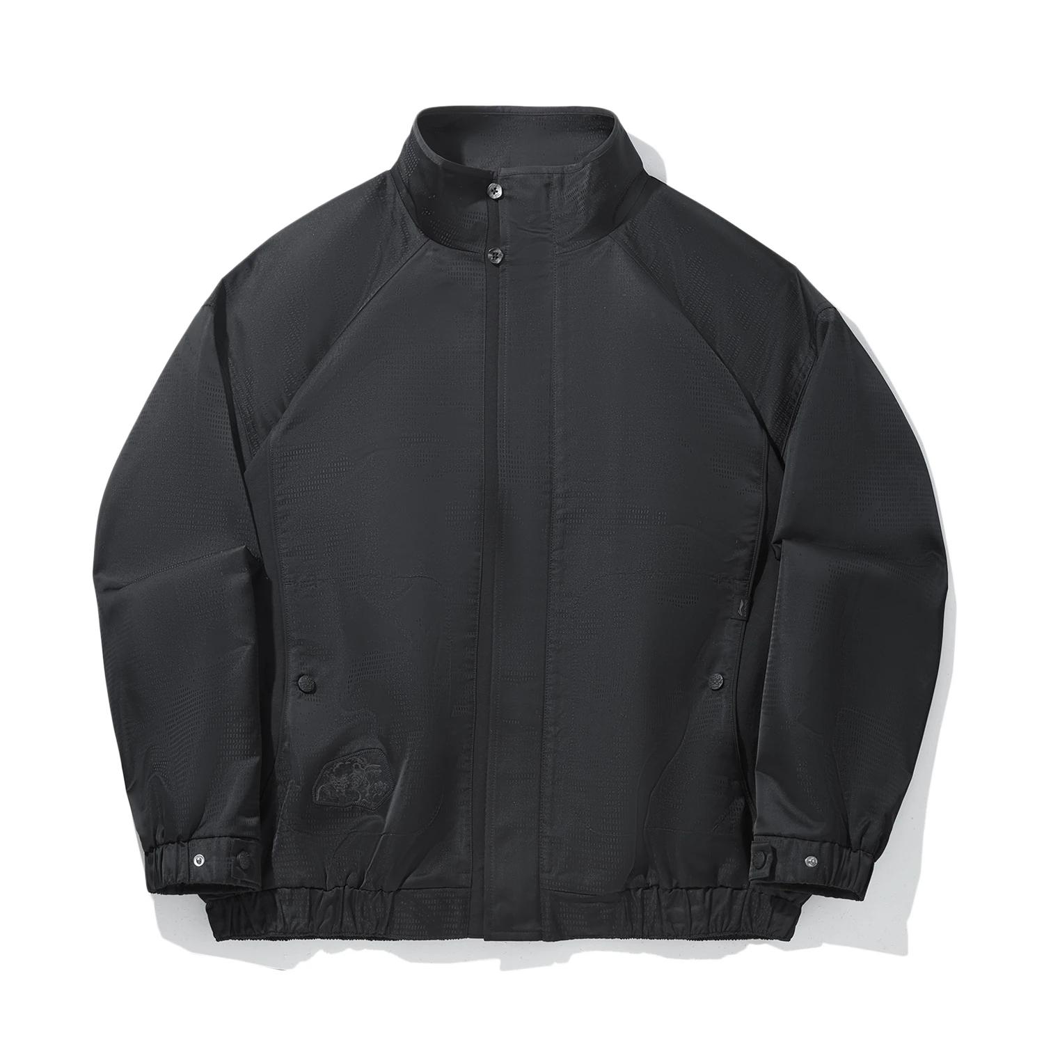 

Li Ning Серия Кунг-фу Воротник-стойка Молния Свободный Однотонный Удобный Универсальный Жакет Мужской Жакет AFDVC45-2 M