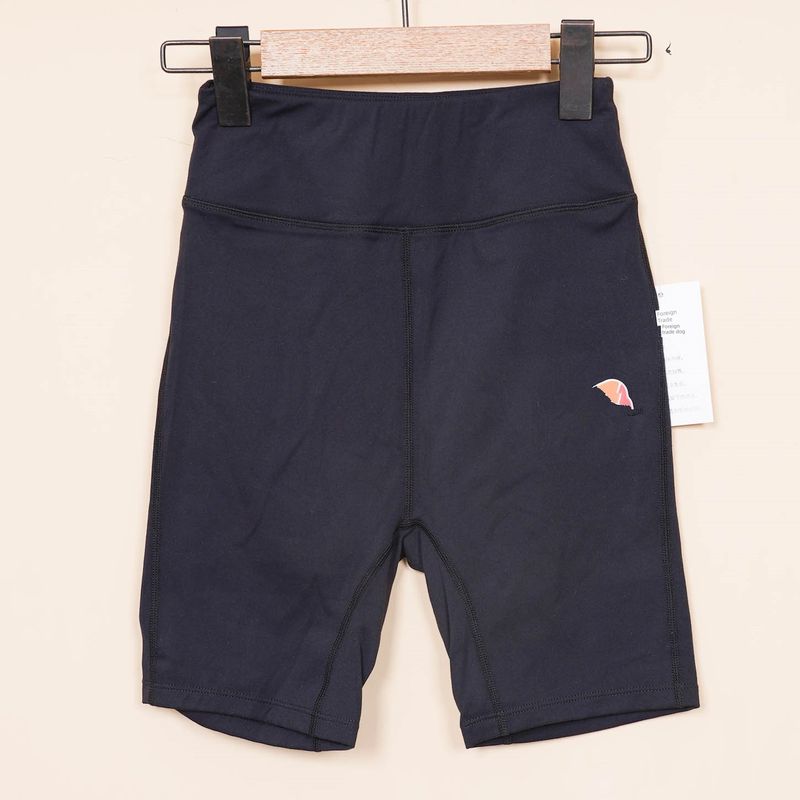 Shorts European and American Internet Hot Wait Lifting Training Sports Thin Section Quick-Drying Breathable Tight High-Waisted Trousers Model No. C430 Black XXS