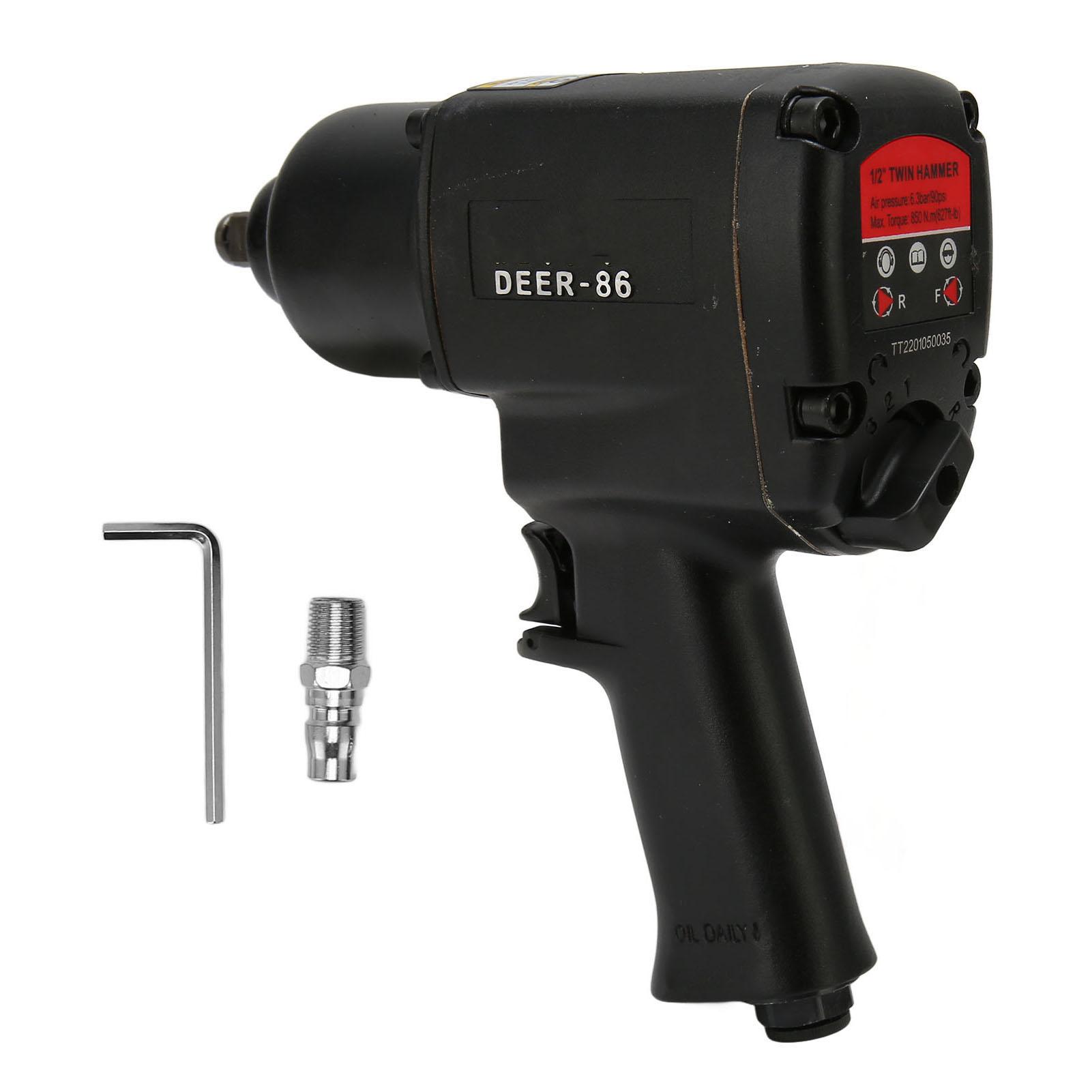 

Воздушный ударный гайковерт 12 дюймов с высоким крутящим моментом пневматический пистолет двойной молотковый инструмент для сборки и обслуживания