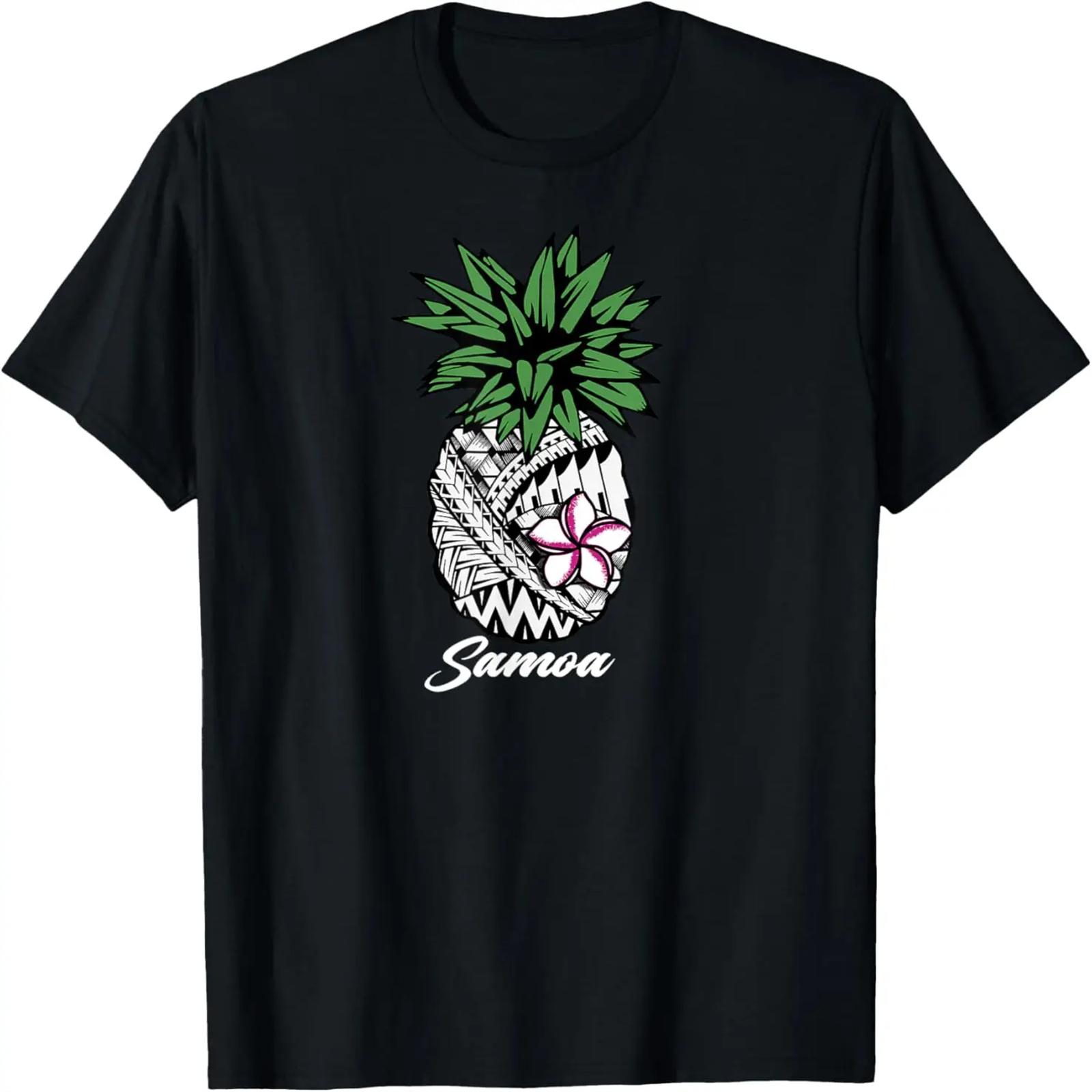 Samoa t-shirt Samoan tribal pineapple shirt T-Shirt XXXXXL разноцветный