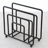 Iron Modern Metal Napkin Holder Large Capacity Vertical Freestanding Napkins Holder Square for Kitchen Dining Tables/Countertops