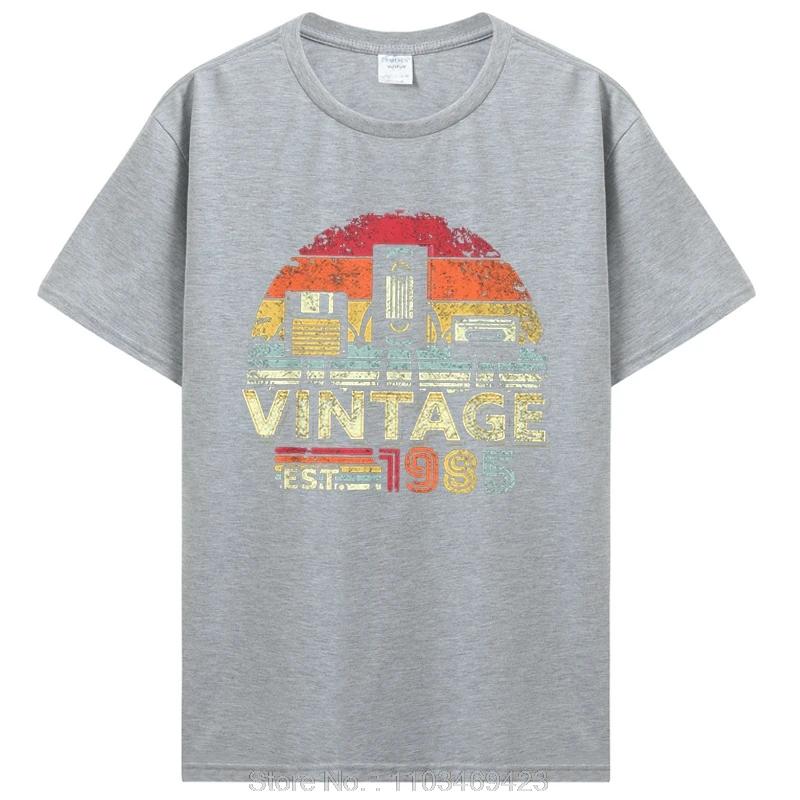 Funny Classic 1985 Original Vintage T Shirt Summer Graphic Men Tshirt Streetwear Birthday Awesome T-shirt Clothing