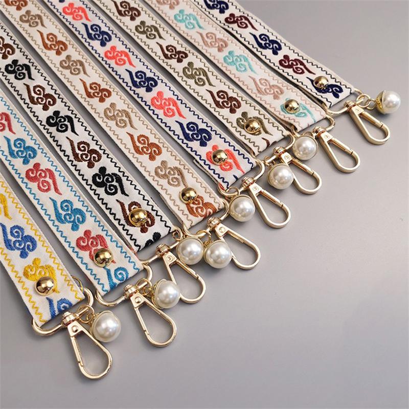 Stylish Colour Cloud Nylon Phone Lanyard Crossbody Strap Trendy Mobile Phone Accessories Versatile Lanyard Adjustable Lanyard