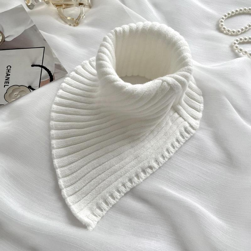 Mote varm avtakbar turtleneck hals varmere skjerf strikket falsk krage