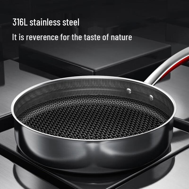 Kangbaha 3rd Gen 316 Stainless Steel Non-stick Frying Pan