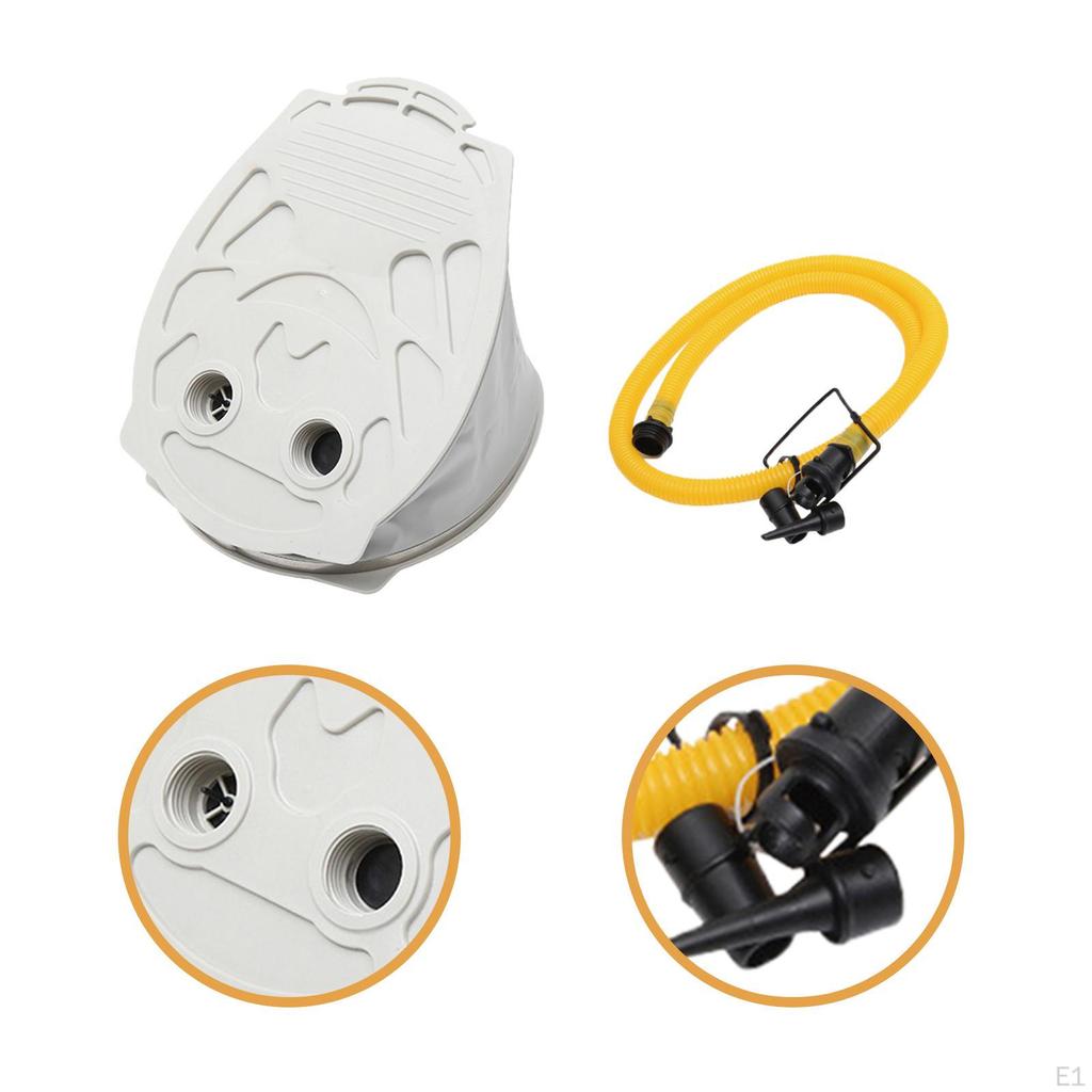 Bellows Foot Pump High Volume Portable Inflator Air for Raft Float Inflatable Pool