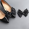 Detachable Bowknot Shoe Clips Decoration For Women High Heels Shoes Buckles Bridal Shoes Accessories