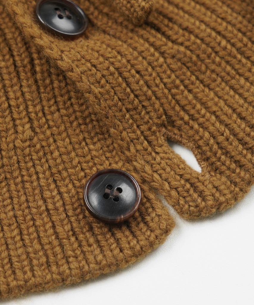 FRIZMWORKS Merino Wool Knit Balaclava _ Caramel