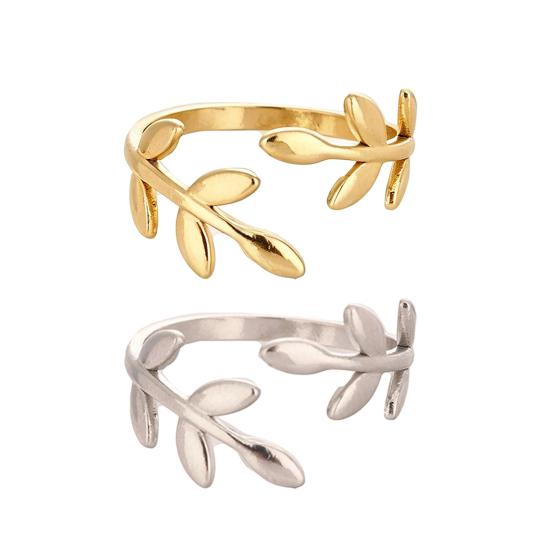 Thumb Ring Vine Shape Adjustable Opening Design Finger Ring Titanium Steel Finger Band Versatile Jewelry Gift