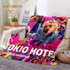 Rock Band Tokio Hotel Bill Kaulitz Soft Flannel Blanket for Bed Bedroom Sofa Picnic,Throw Blanket for Cover Outdoor Leisure Gift