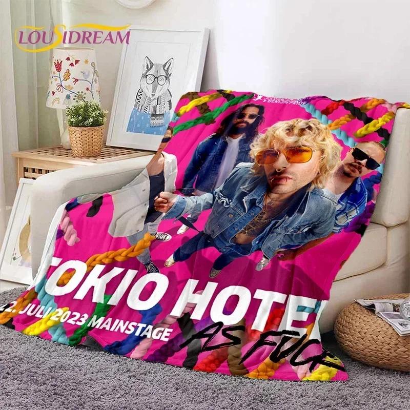 Rock Band Tokio Hotel Bill Kaulitz Soft Flannel Blanket for Bed Bedroom Sofa Picnic,Throw Blanket for Cover Outdoor Leisure Gift