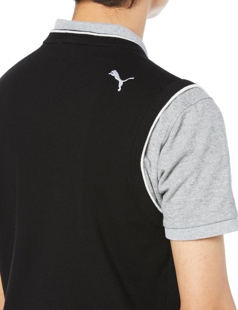 Golf Vest Golf Cotton Knit Puma Black XL [PUMA] [PUMA GOLF] V-Neck Vest/627599 Men's