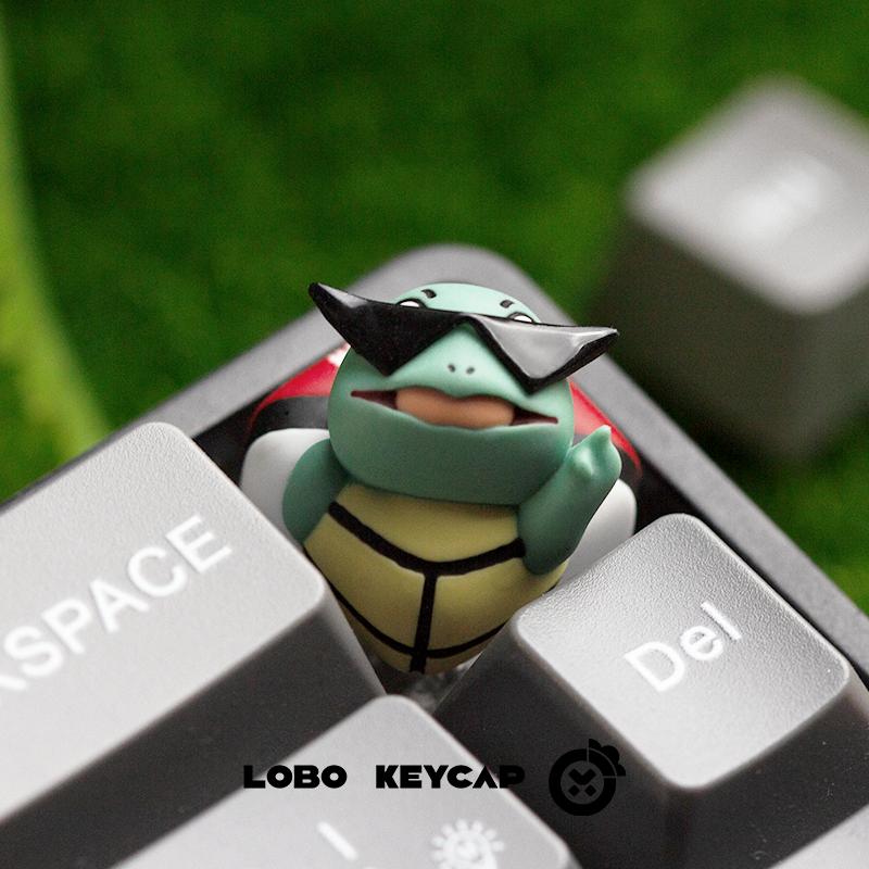 Pokemon Series Psyduck Pikachu Peripheral Mechanical Keyboard Cute  Keycap Esc Resin Material Creative Custom Gifts