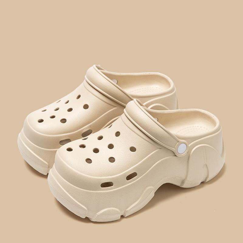 Stoere Platform Klomp Sandalen Dames Zomer Zacht Dikke Bodem Strand Tuin Schoenen Vrouw Slippers Antislip EVA Sleehak Slippers