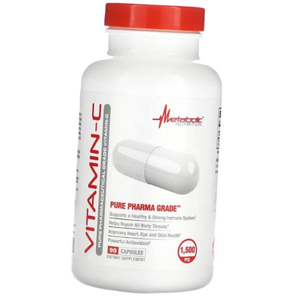 

Vitamin C, Ascorbic Acid, Vitamin-C 750, Metabolic Nutrition (36646004) 90caps