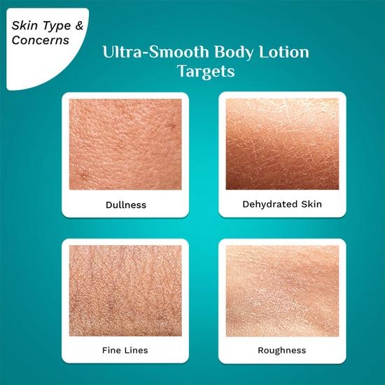 Pilgrim French Red Vine & Hyaluronic Acid Ultra Smooth Body Lotion 400ml | 48H Moisturization | Body Lotion for Dry Skin | For All Skin Types