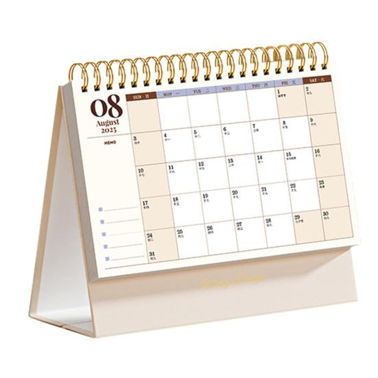 Mini stolní kalendář 2026 leden 2026 - prosinec 2026 12měsíční plánovač Dvojitá drátěná vazba Stojící překlápěcí Malý stolní kalendář pro domácí kancelář