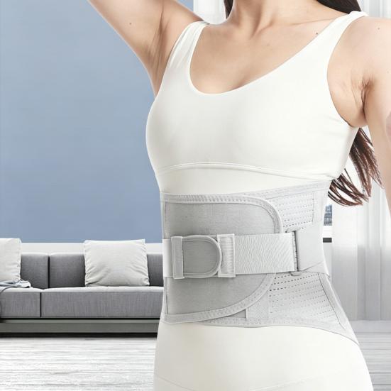 Breathable Back Support Brace, Adjustable Waist Wrap for Lower Back Pain Relief, Herniated Disc, Lumbar Compression Belt for Sports, Fitness