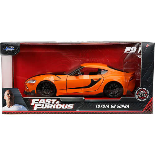 Toyota GR Supra Fast & Furious Tribute 2024 orange / décor 1:18 Solido