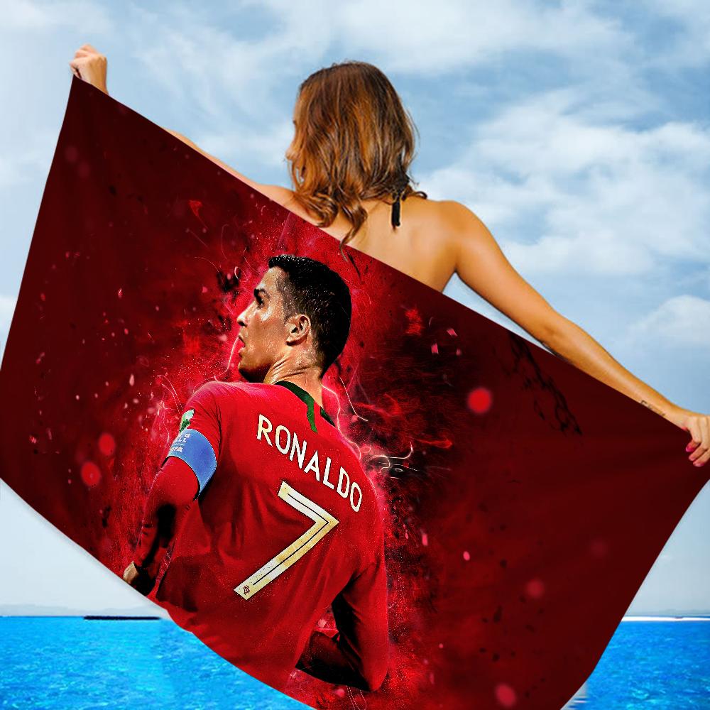 C-Cristiano R-Ronaldo C-CR7 Handtuch Mikrofaser Strandtuch Saugfähig Schnelltrocknend Weich Yoga Schwimmen Resort Bergsteigen Handtuch