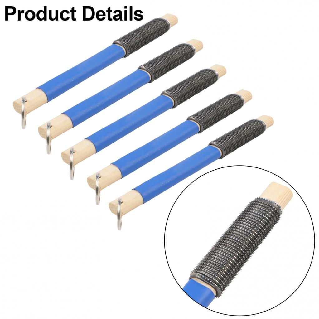 Clear Teeth Design 5-pack Rasp Files Repair Rasp Tool Set Woodworking Tools