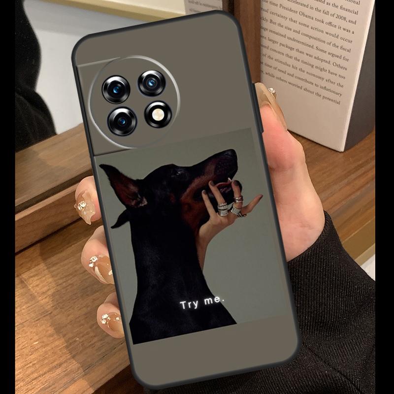 Dachshund Doberman Dog Case For OnePlus 15R 13R 13T 12R 15 13 12 11 10 Pro 10T Nord CE 3 4 Lite N20 N30 Nord 5 Cover