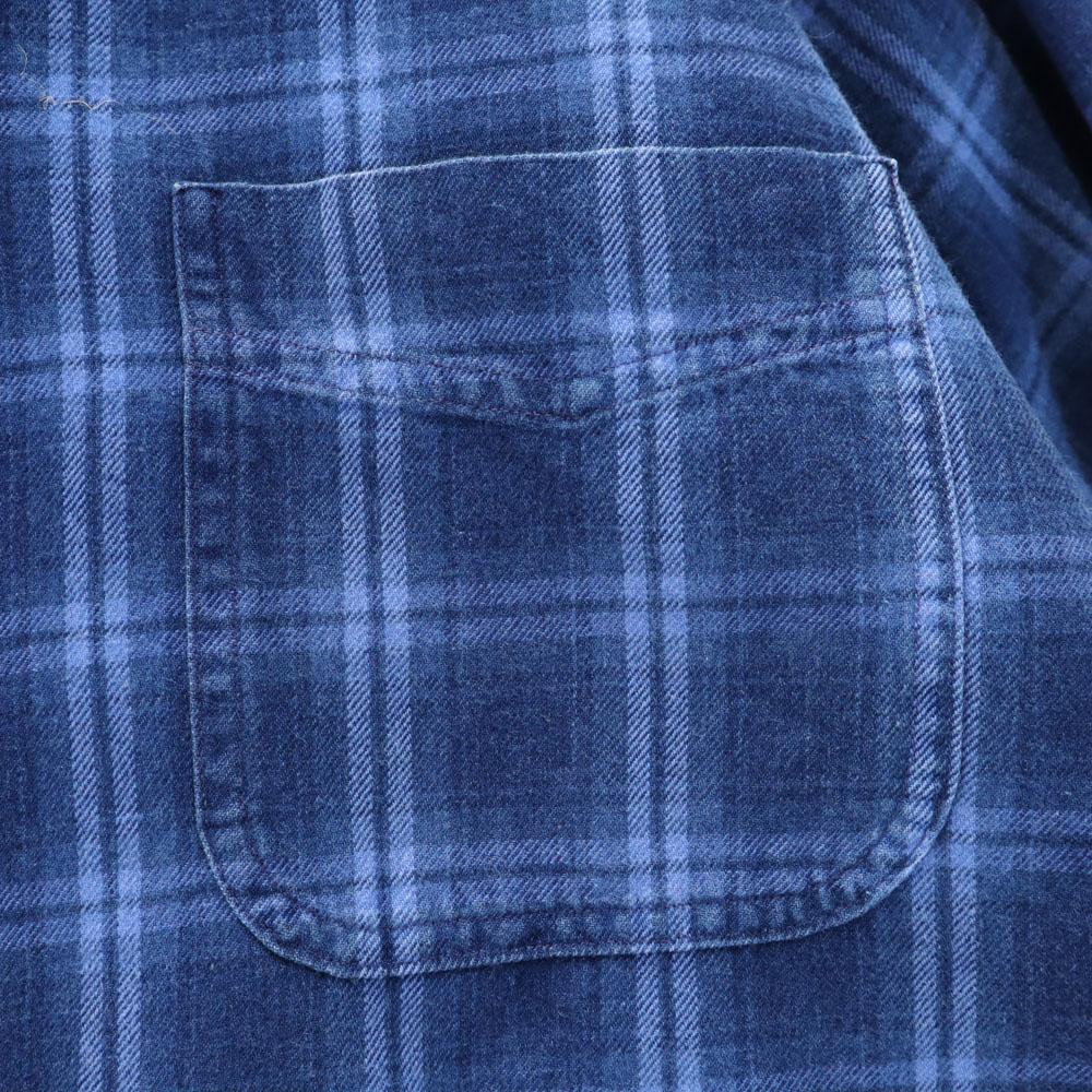 L.L.Bean 80s Outdoor Made in USA Vintage Check Pattern Long sleeve Button down shirt Women Used