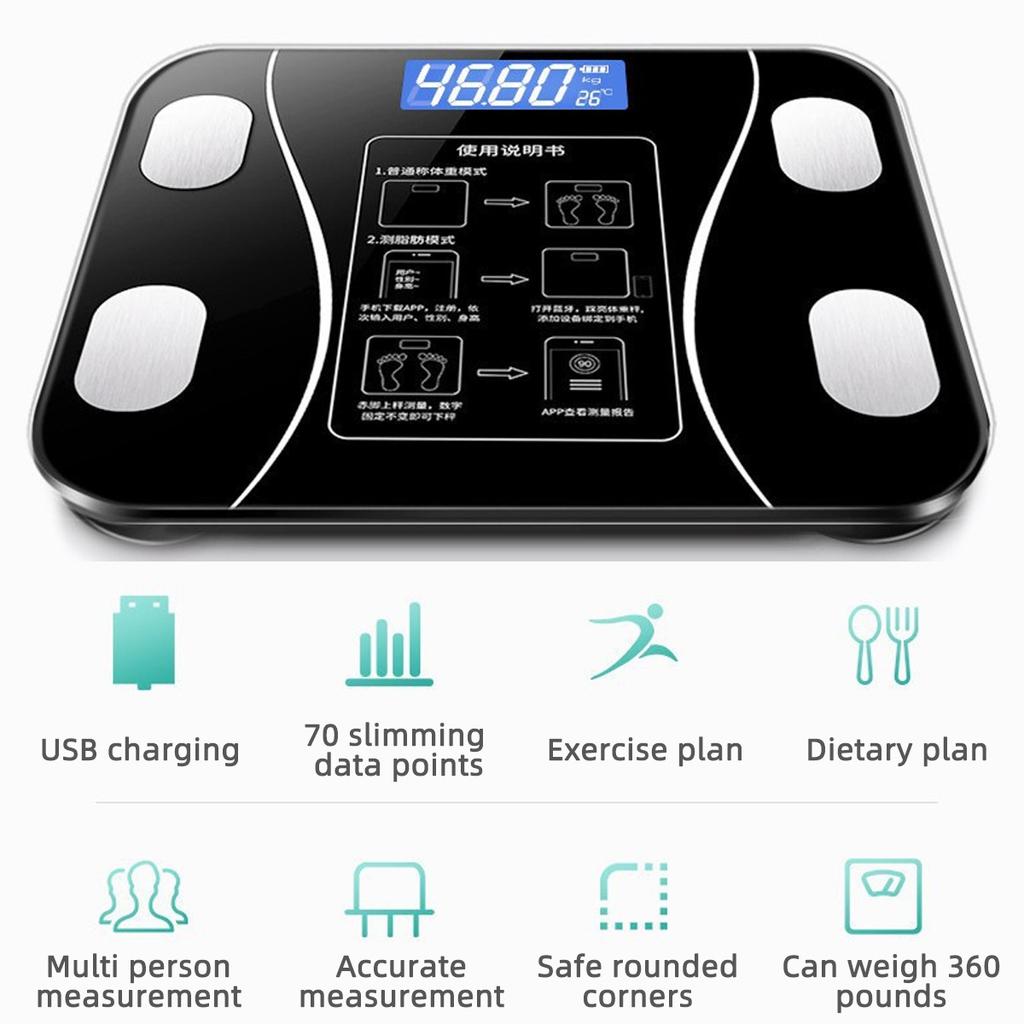 Home Specific Electronic Scale Intelligent Bluetooth Mode Precision Home Weight Scale Exquisite Gift