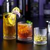 100ml/230ml/370ml/450ml Luxury Coffee Mugs Wine Glasses High End Whiskey Glass Striped Cocktail Glass Juice Beverage Cups Latte