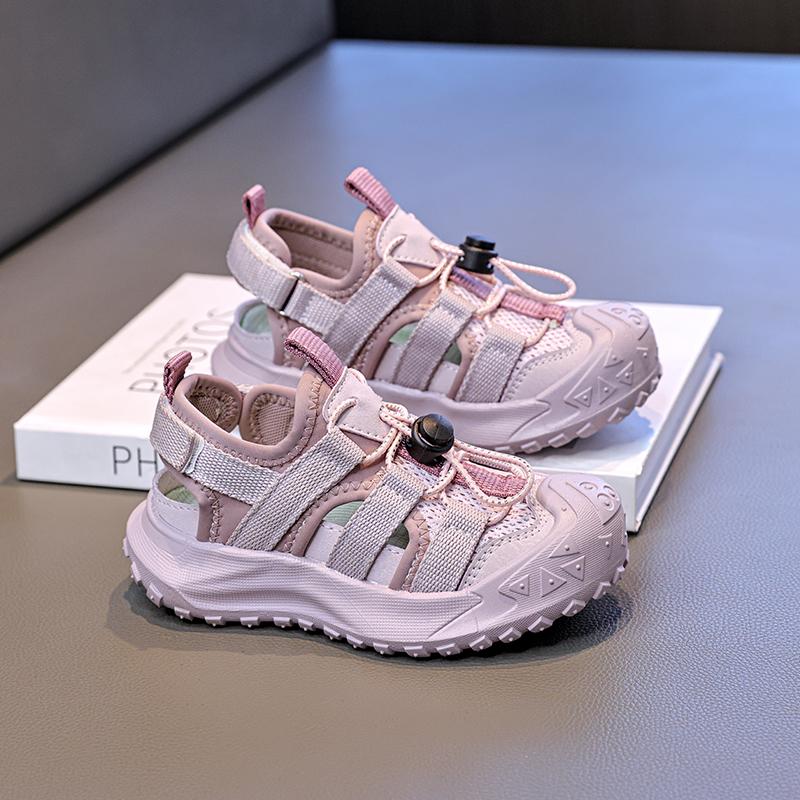 Summer Girls Sandals Summer Kids Shoes Sneaker Thick Sole Soft Non-slip Outdoor Walking Sports Sandal for Girls Shoes