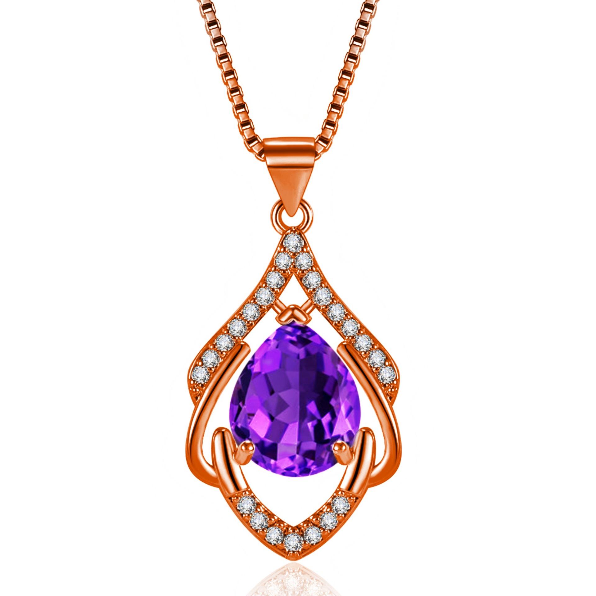 

Темперамент и темперамент, инкрустация каплями воды, колье-подвеска с сокровищами