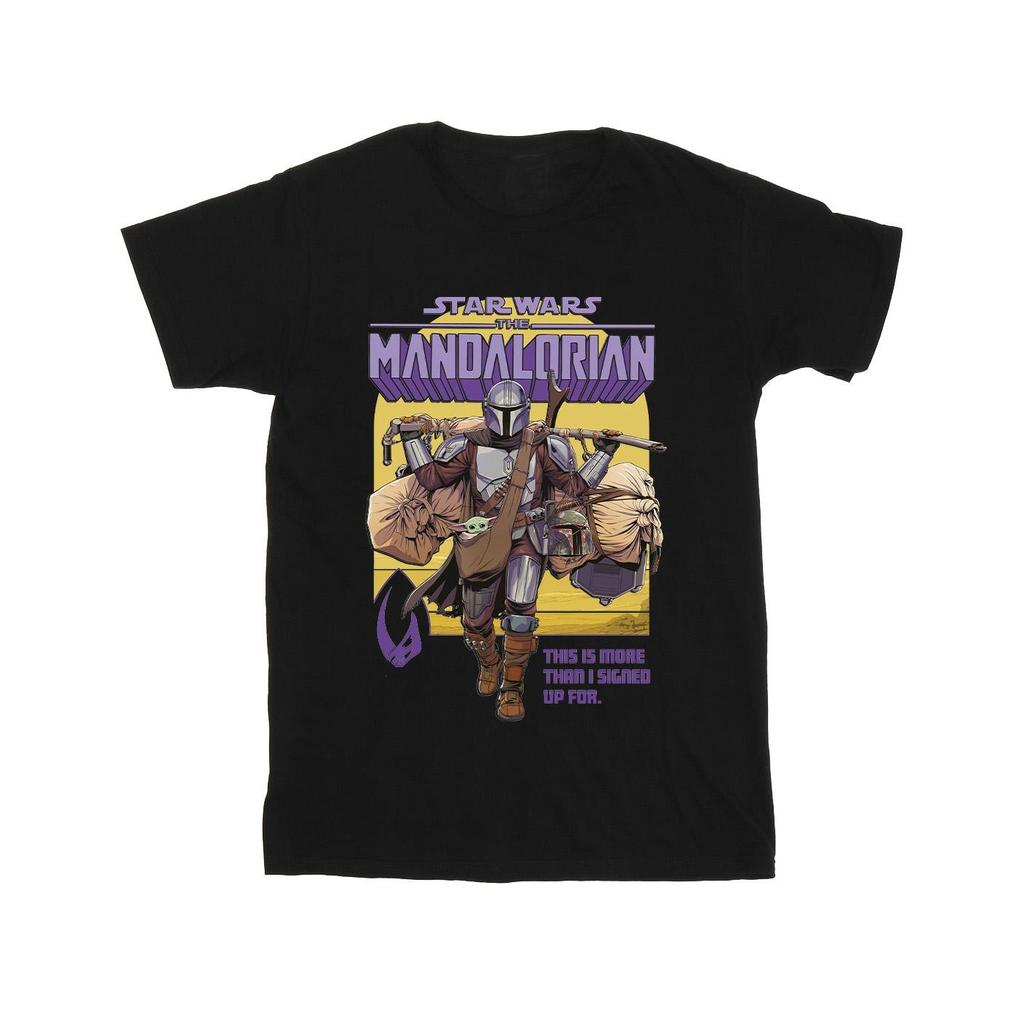 STAR WARS Mens The Mandalorian More Than I Signed Up For T-Shirt