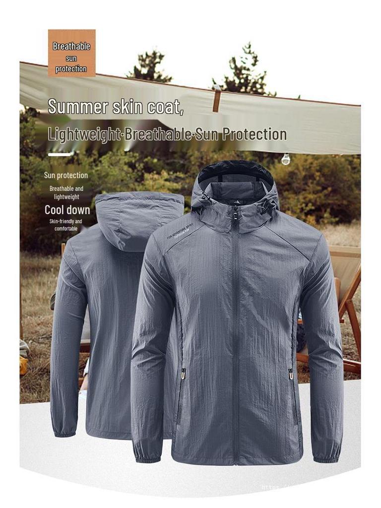 2023 Couple's Sunscreen Jacket: Lightweight, Breathable, UV Protection for Outdoor Sports