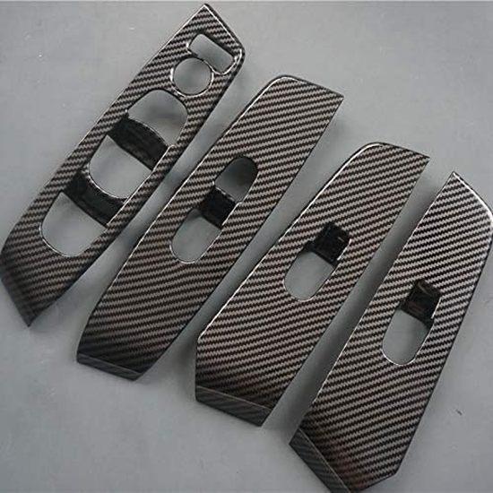 Carbon Fiber Door Window Button Switch Cover For Nissan Sentra 2020-2025 | Easy to install,improve the appearance,classy and beautiful