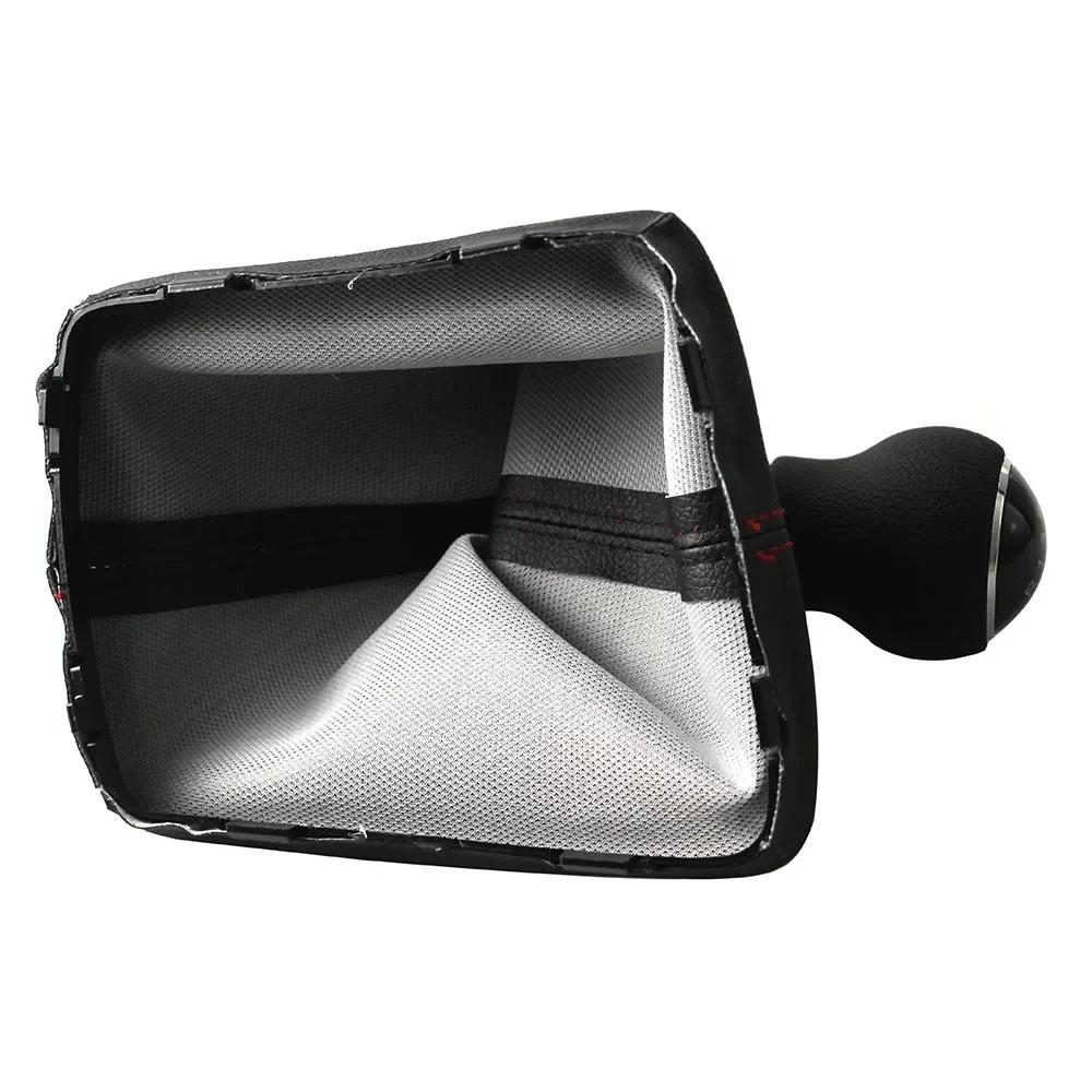 for Seat Leon III MK3 2012-2020 LHD with Shifter Level Stick Gaiter Boot Dust Cover 5/6 Speed Gear Shift Knob New