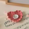 Artistic Heart Tray Silicone Mold Flexible Design For Epoxy Resin Concrete Cement Craft Creations