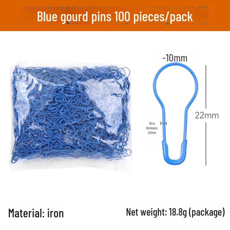 Gourd-Shaped Metal Safety Pins: Iron, Copper, Stainless Steel In Gold, Silver, Black - Clothing Tags/Small Pin Buckles