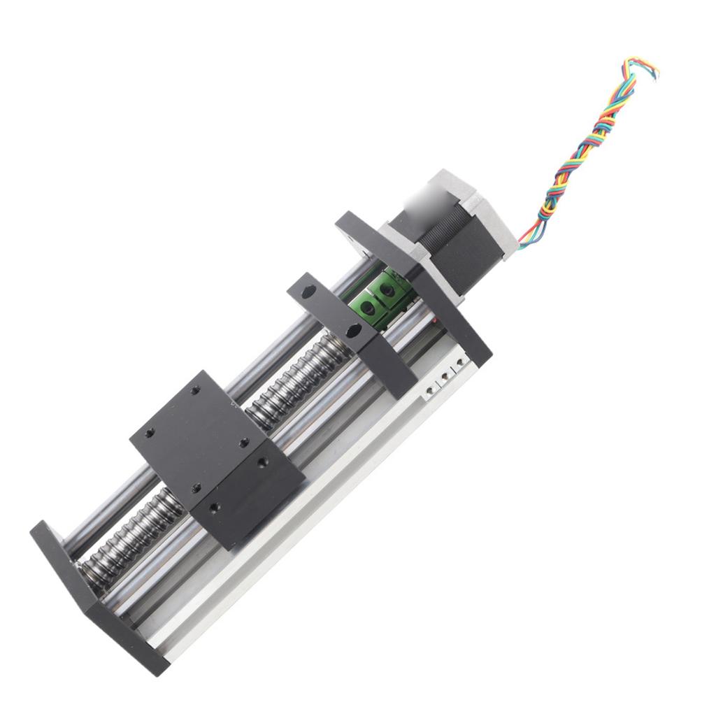 Double Shaft Ball Screw Linear Guide Rail with 42 Motor 100mm Effective Stroke(1605 Ball Screw)