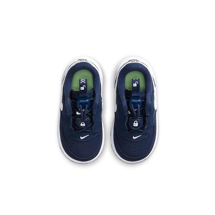 Nike Force 1 Toggle SE TD Peace Baby Sneakers Blue Midnight-Navy Lime-Glow DB1819-400