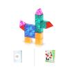 DIY Educational Toys Plastic Magnetic Building Blocks For Children Transparent & Macaron Colors 10PCS