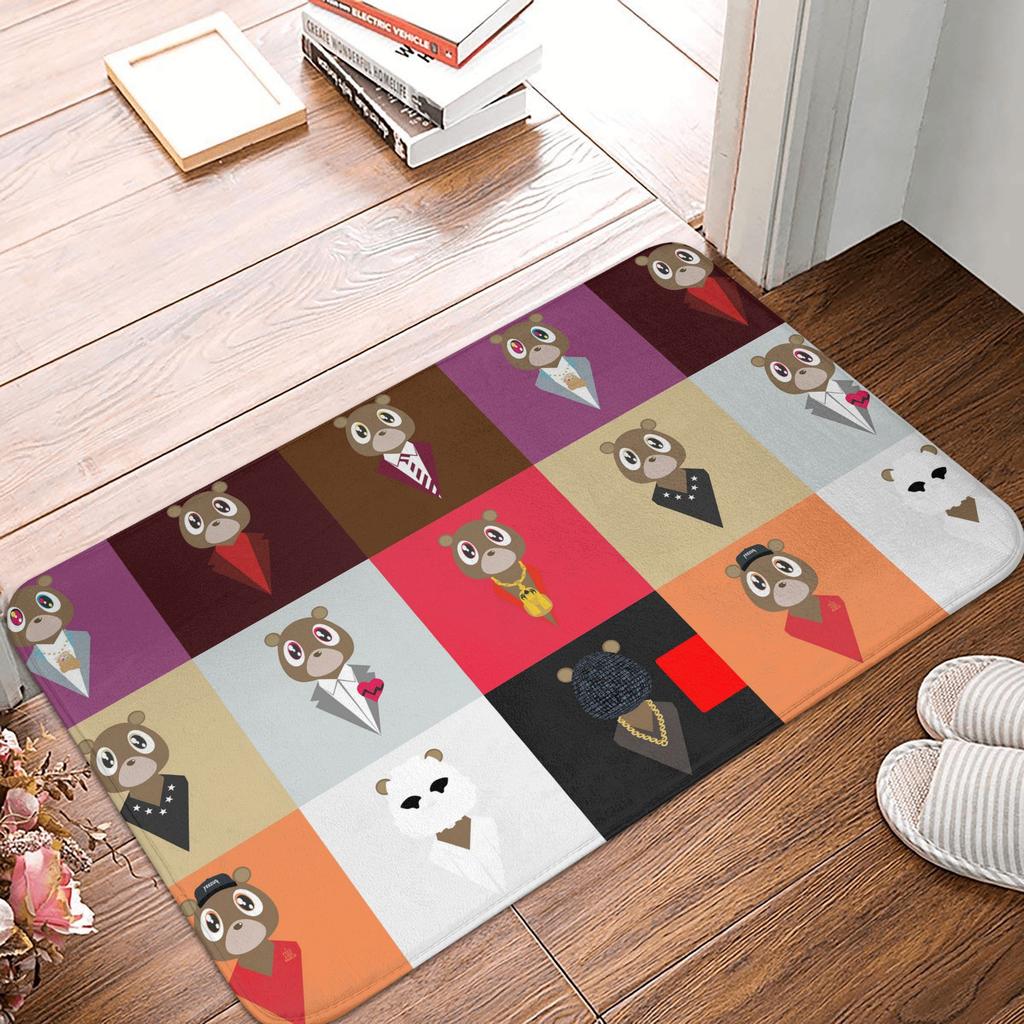 Popular Singer Kanye West Front Door Floor Entrance Mats Outdoor  Kitchen Bathroom Doormat Bedroom Carpet Rug