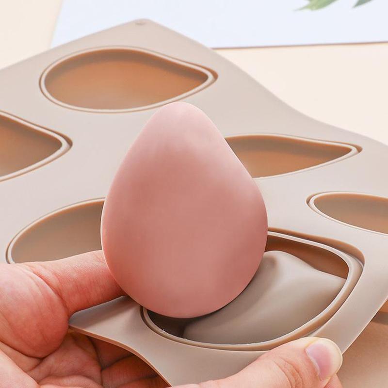 6/12 Cavity Silicone Mold For Mango Mousse Cakes Fruit Shaped Silicone Mold For Chocolate Silicone Mold For French Pastries