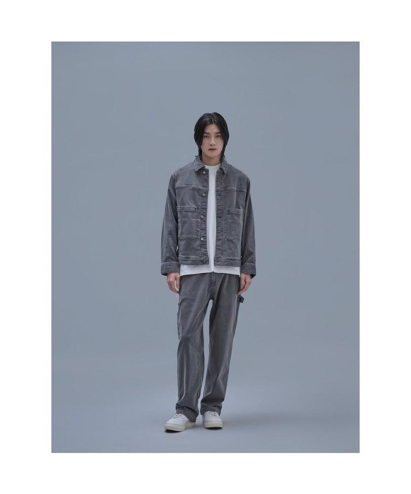 Shift.G Mallet Denim Trucker Jacket Gray