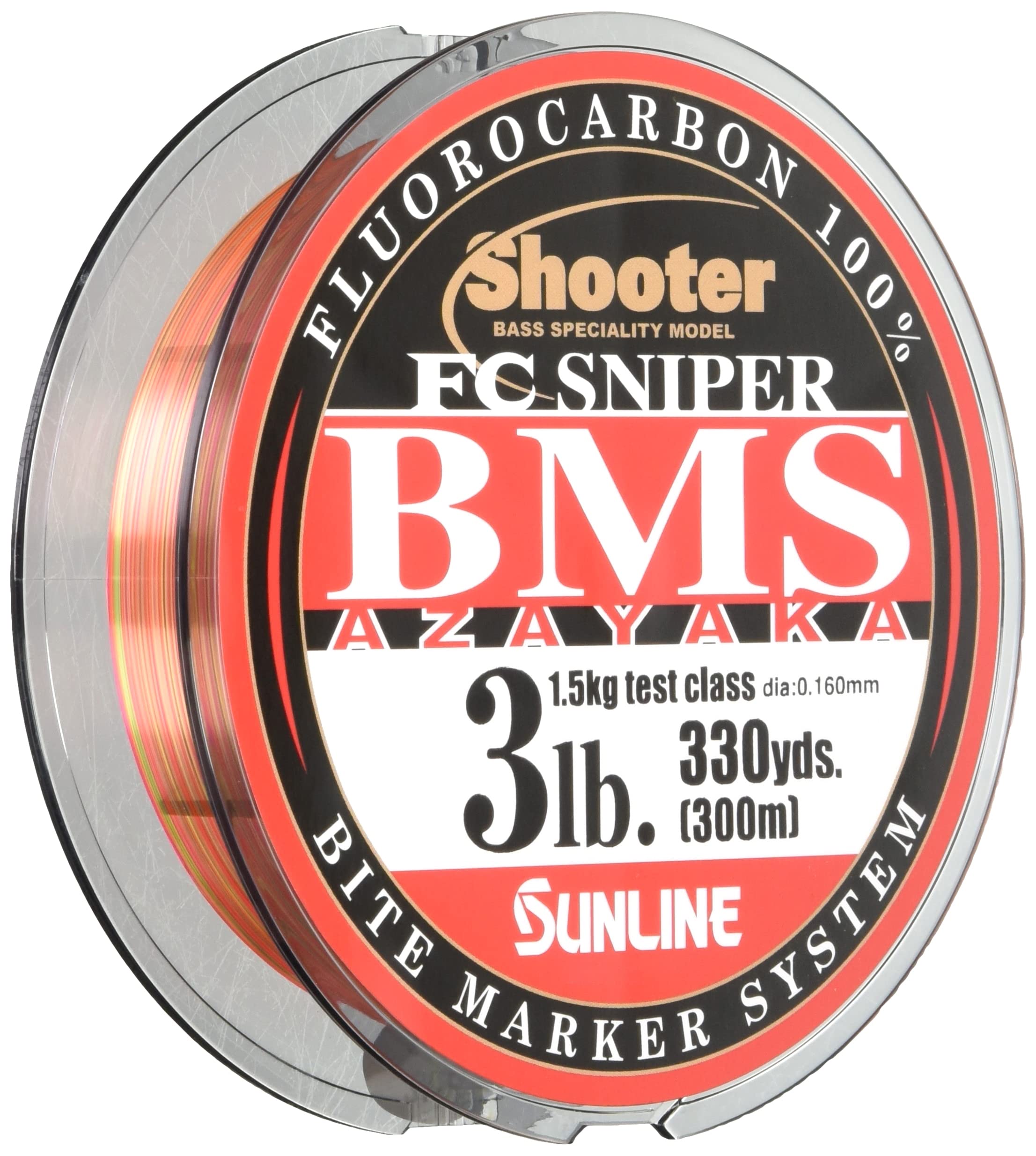 

SUNLINE Fluorocarbon Line Shooter FC Sniper BMS AZAYAKA 300m 3lb 5 colors