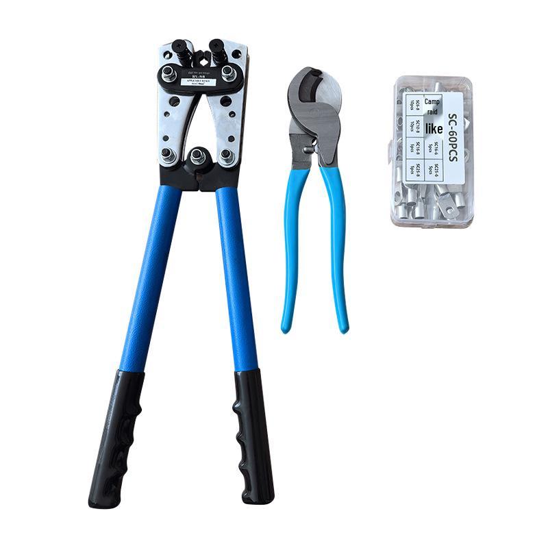 HX-50B Crimping & Wire Stripping Tool for Copper/Aluminum Cables 6-50mm²