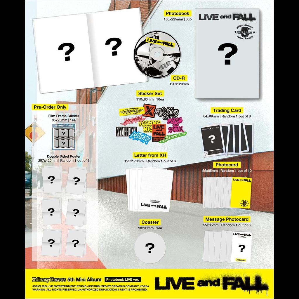 Xdinary Heroes - LIVE and FALL Photobook ver.